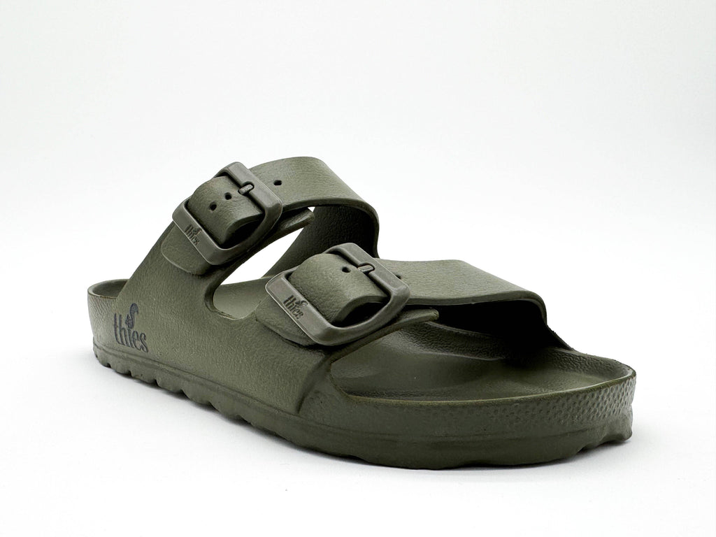 Thies 1856 ® Ecofoam Sandale vegan oliv