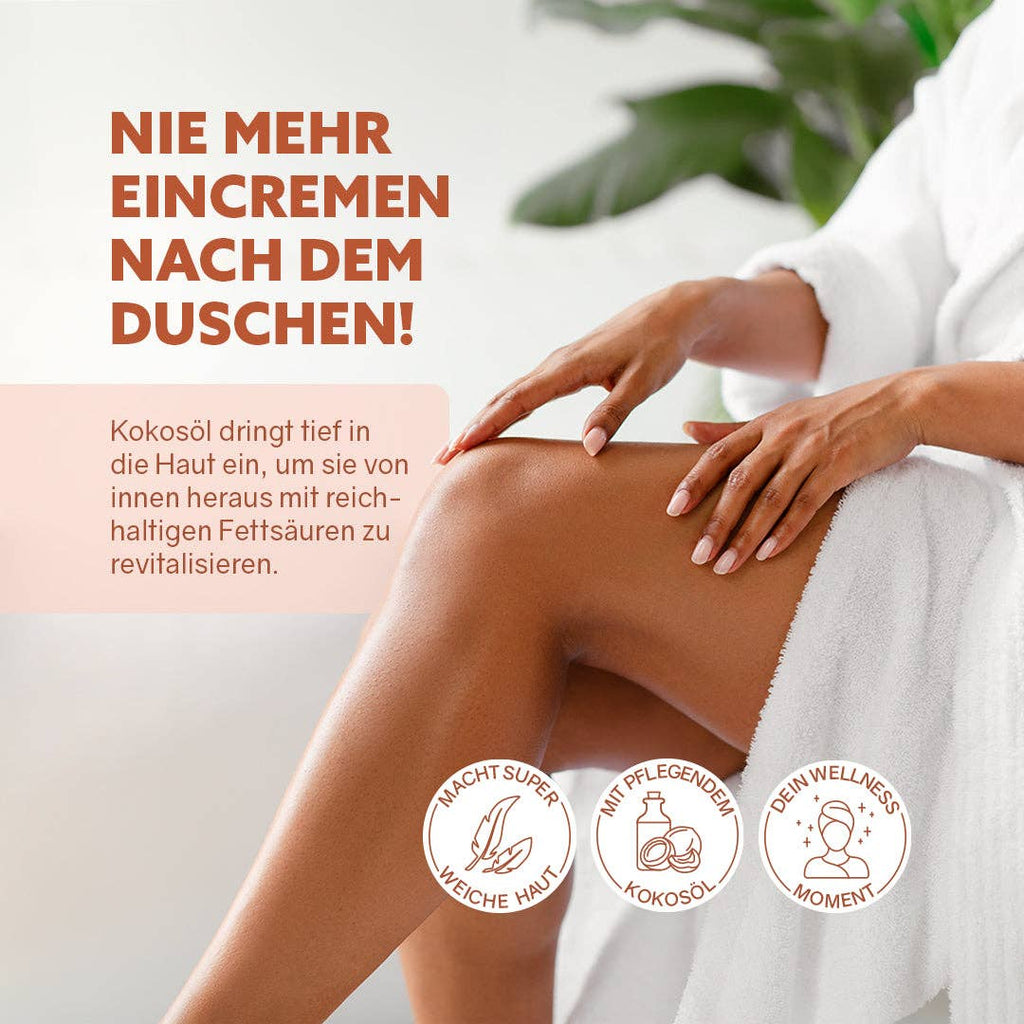 Dusch-Fluff Mandelmilch – Pflegende Körperpflege vegan