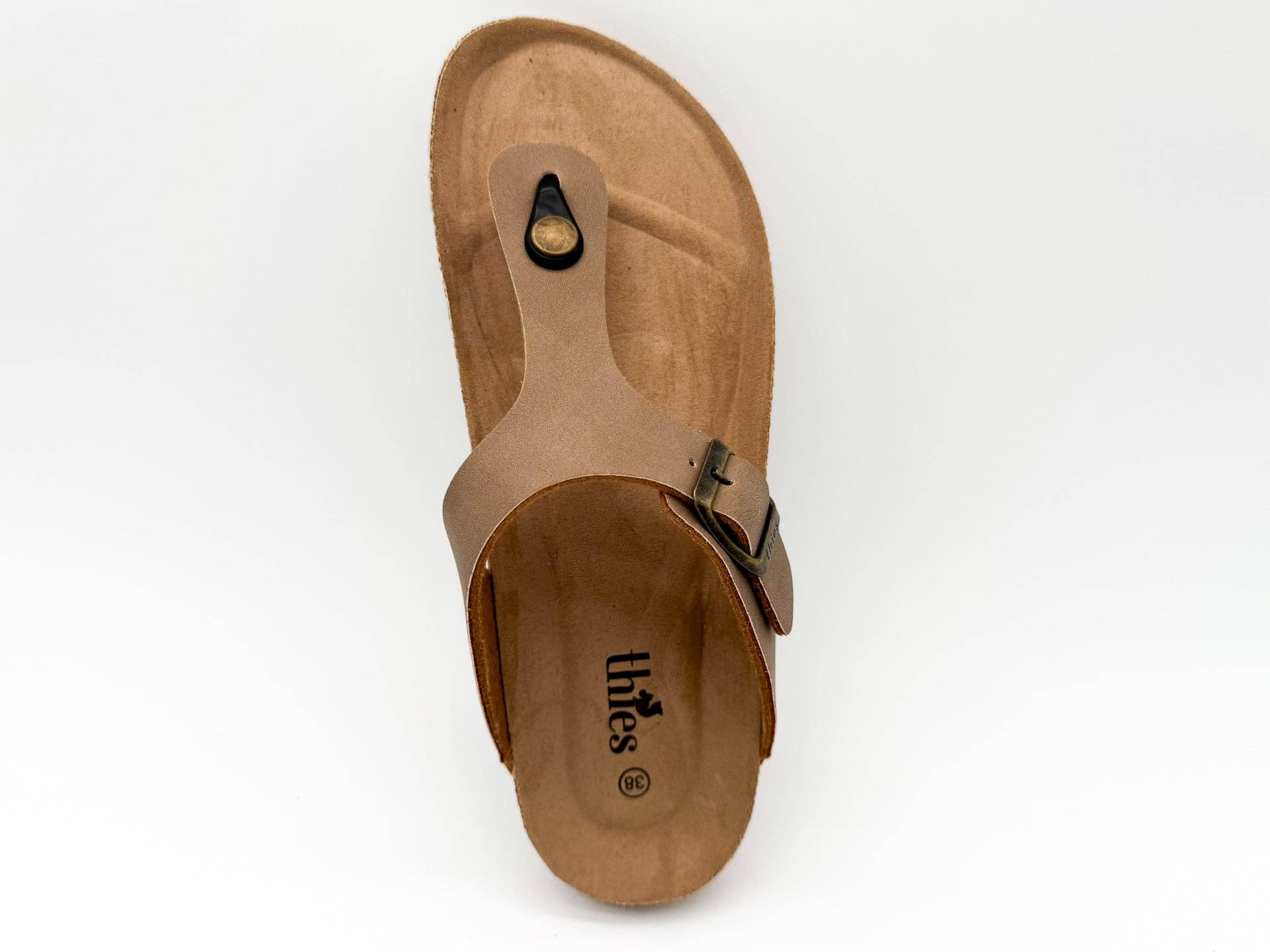 Thies 1856 ® Eco Bio Zehentrenner vegan elephant grey