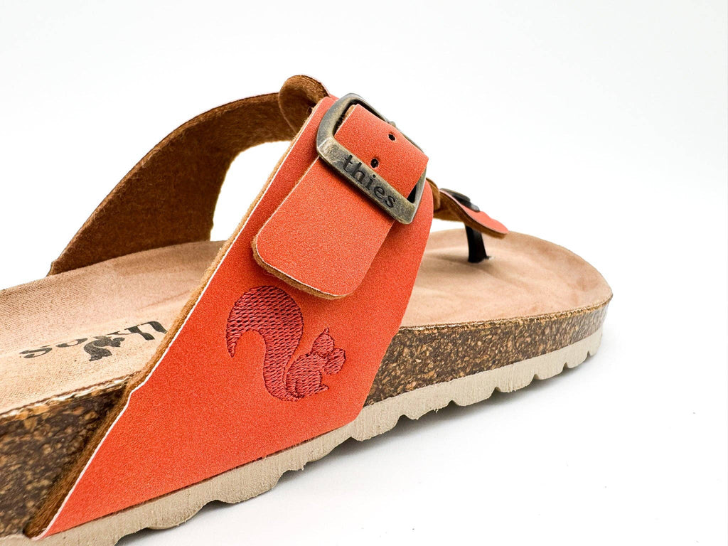 Thies 1856 ® Eco Thong Braid Sandale vegan Karotte
