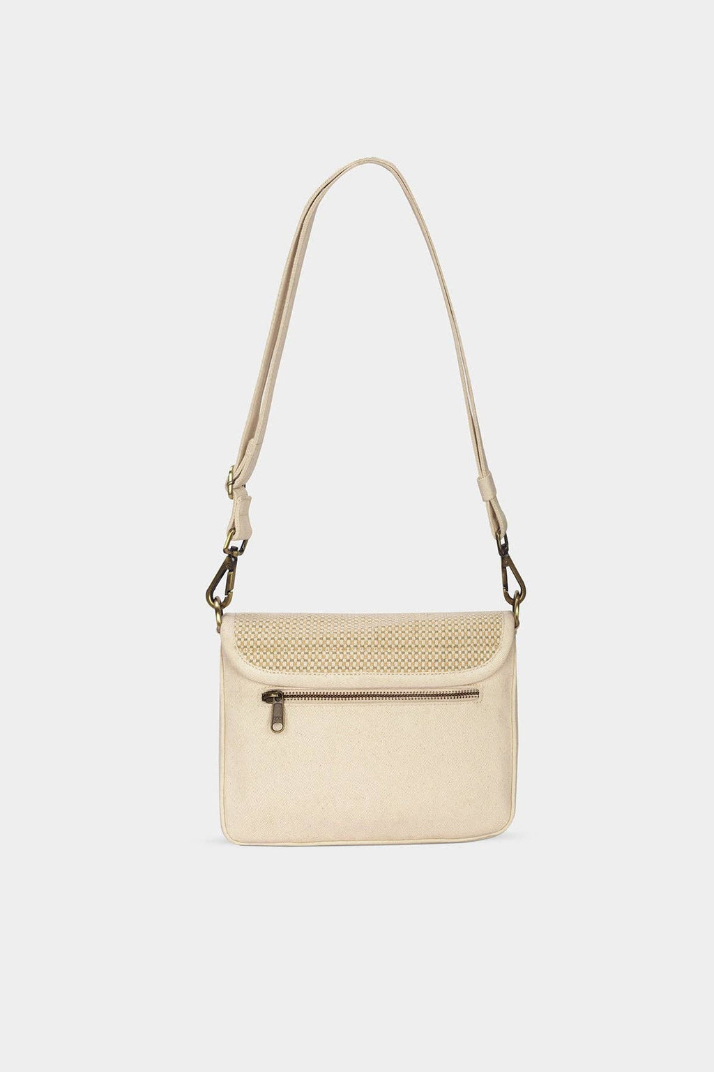 Margault geflochtene Tasche Nude