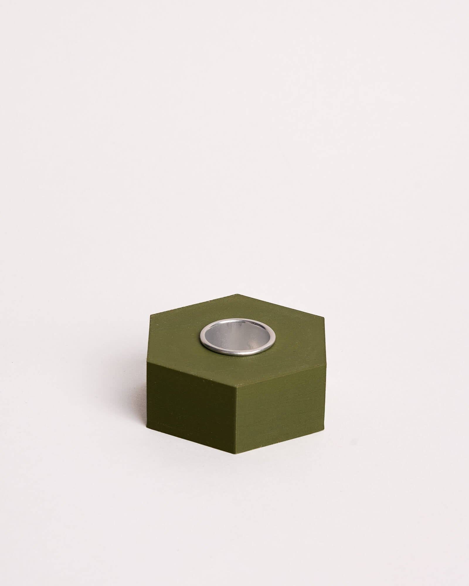 ANIS BASE Kerzenhalter – Farbe dark green | VomKaff