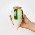 Olla - Gestreift grün & grün