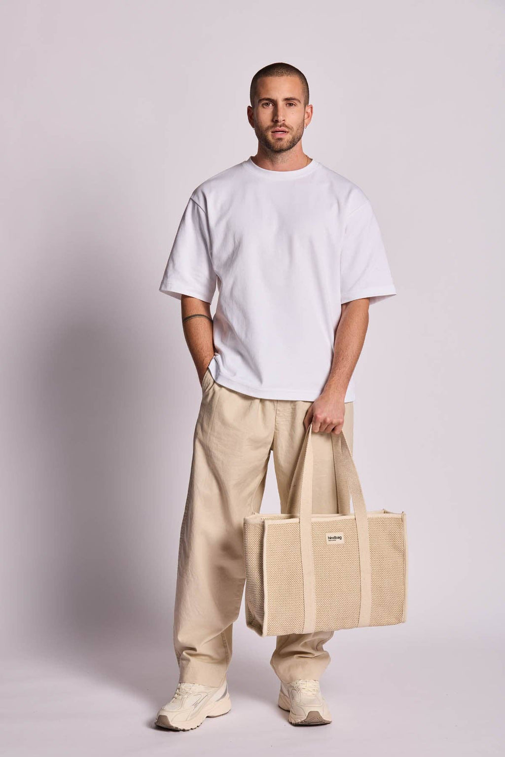 Shopper Oscar Geflecht Nude