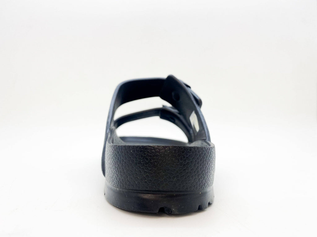 Thies 1856 ® Ecofoam vegane Sandale in Schwarz