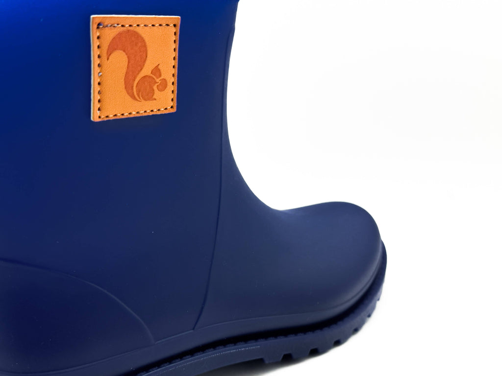 Thies ® Bio-Regenstiefel dunkelblau vegan | 100 % wasserdichter, biologisch abbaubarer Regenstiefel