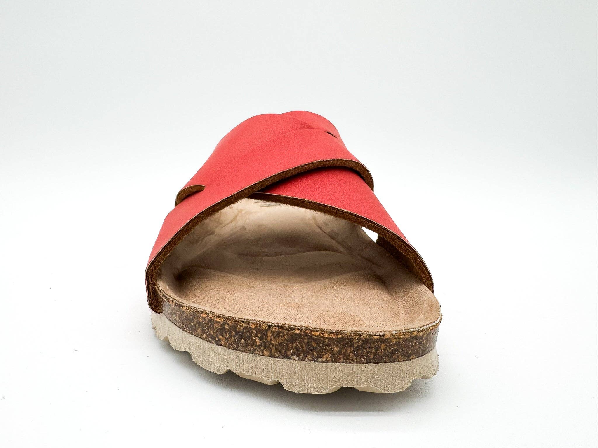 Thies 1856 ® Eco Bio Cross Sandale vegan koralle