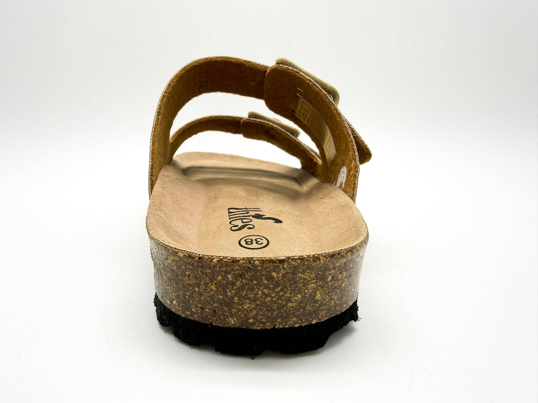 Thies 1856 ® Eco Bio bezogene Sandale vegan Haselnuss
