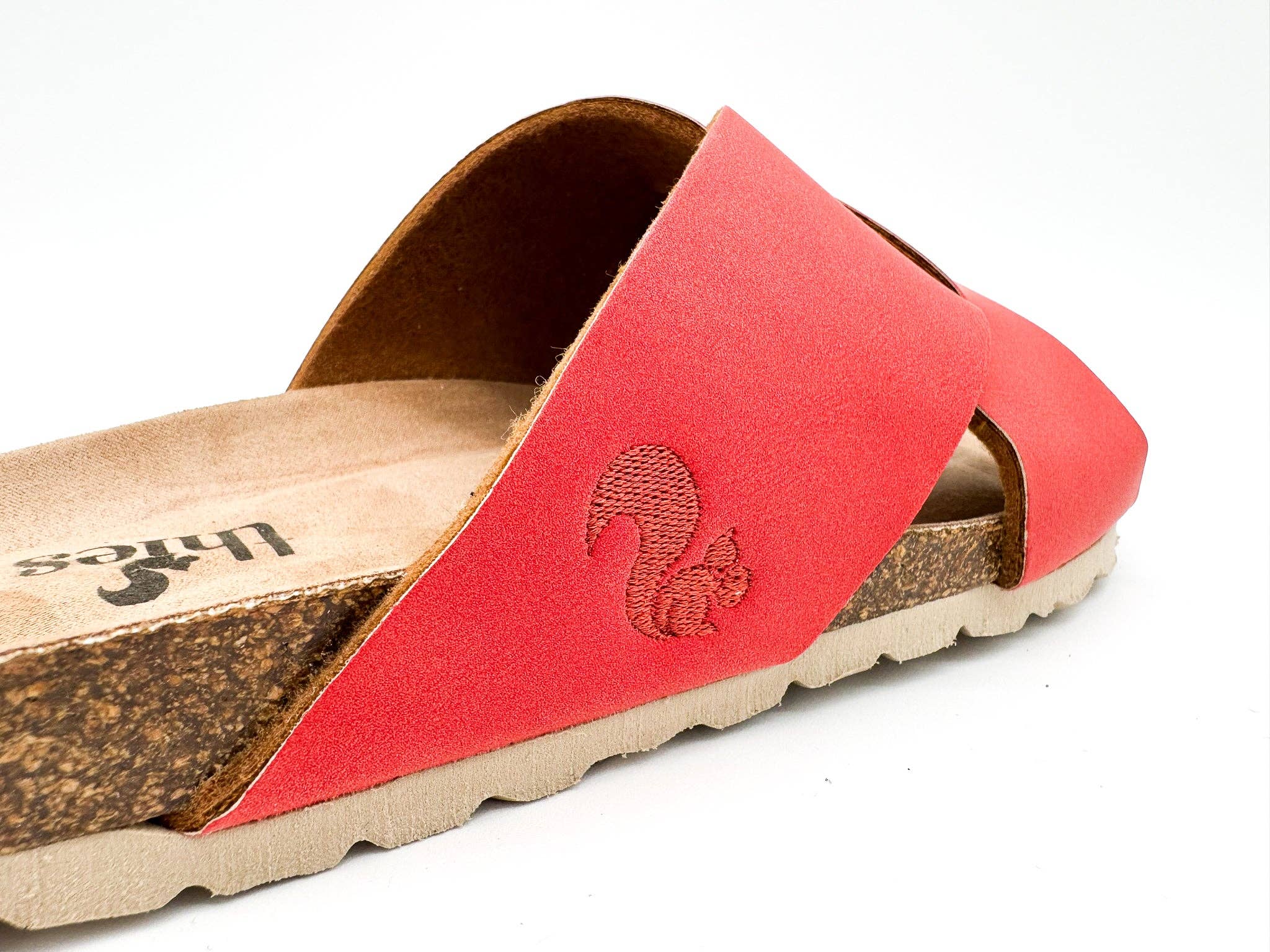 Thies 1856 ® Eco Bio Cross Sandale vegan koralle