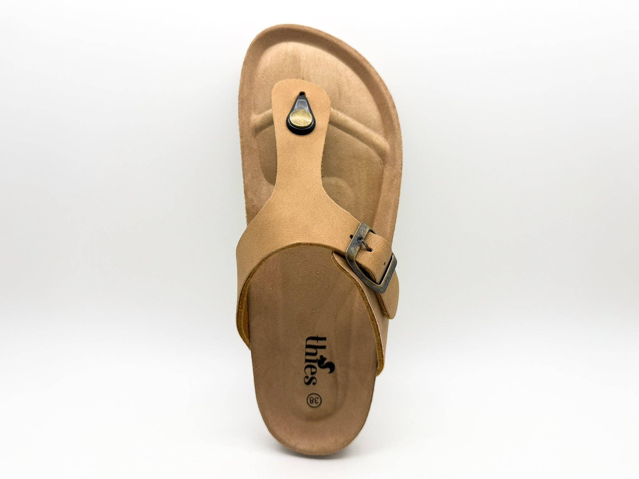 Thies 1856 ® Eco Bio Zehensandale vegan Cashew
